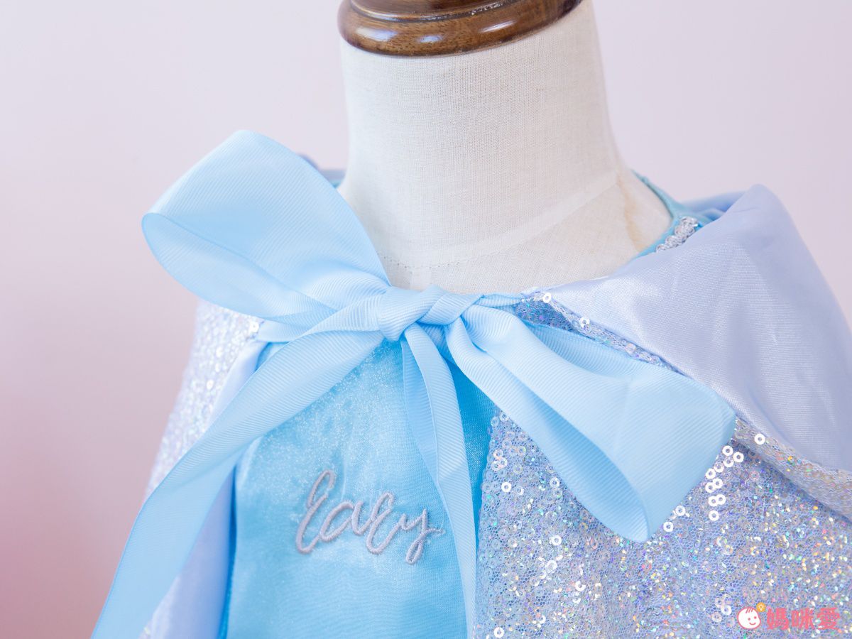 閃亮防風連帽斗篷-藍色