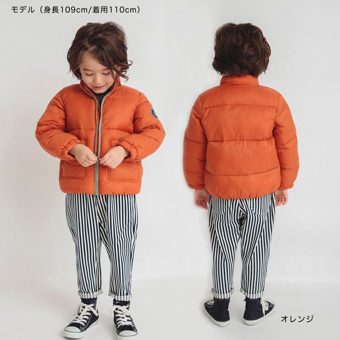 日本 BRANSHES - 酷帥又保暖輕盈鋪棉外套-軍綠x棕