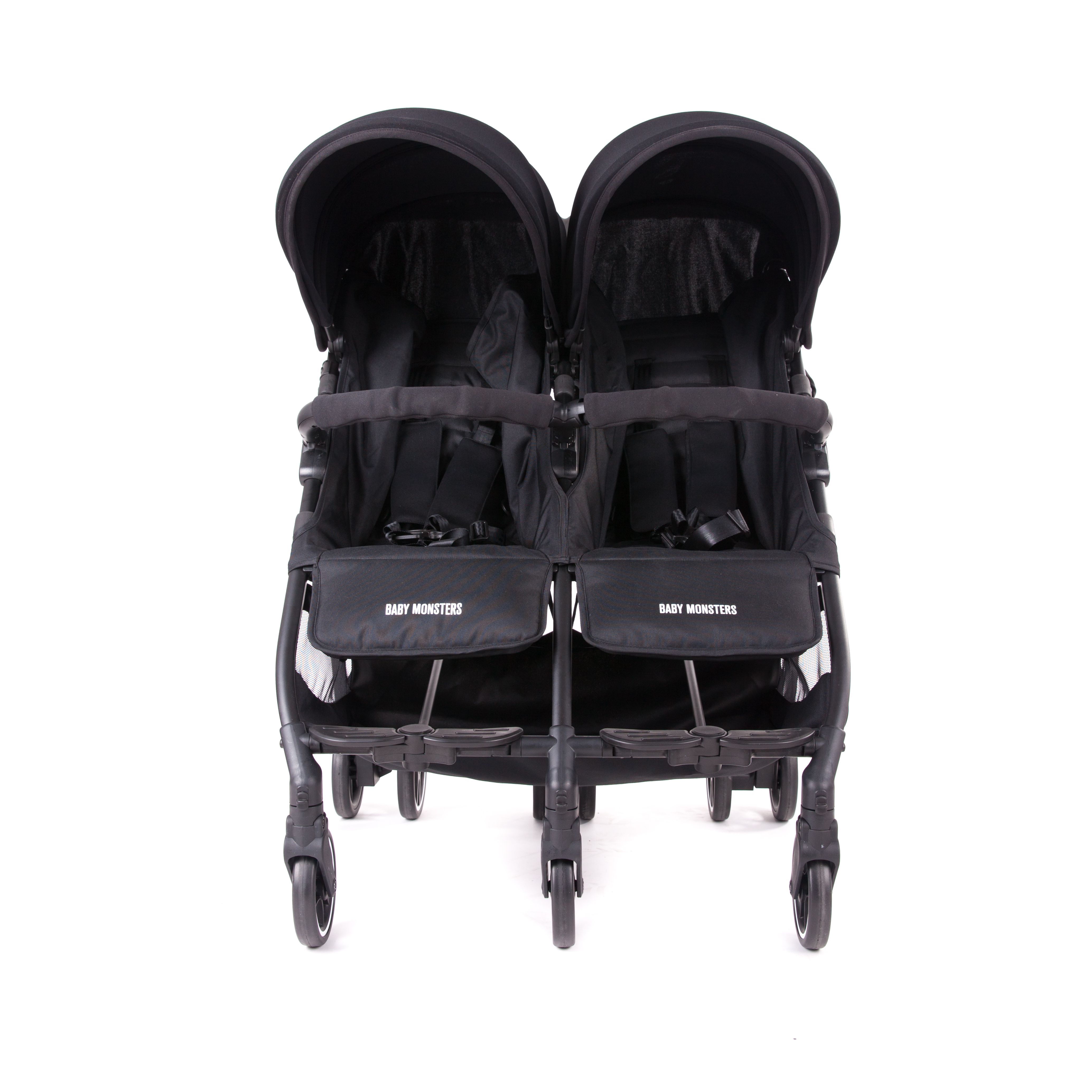 西班牙 BABY MONSTERS - 西班牙 Baby Monsters 雙人餅乾推車-黑