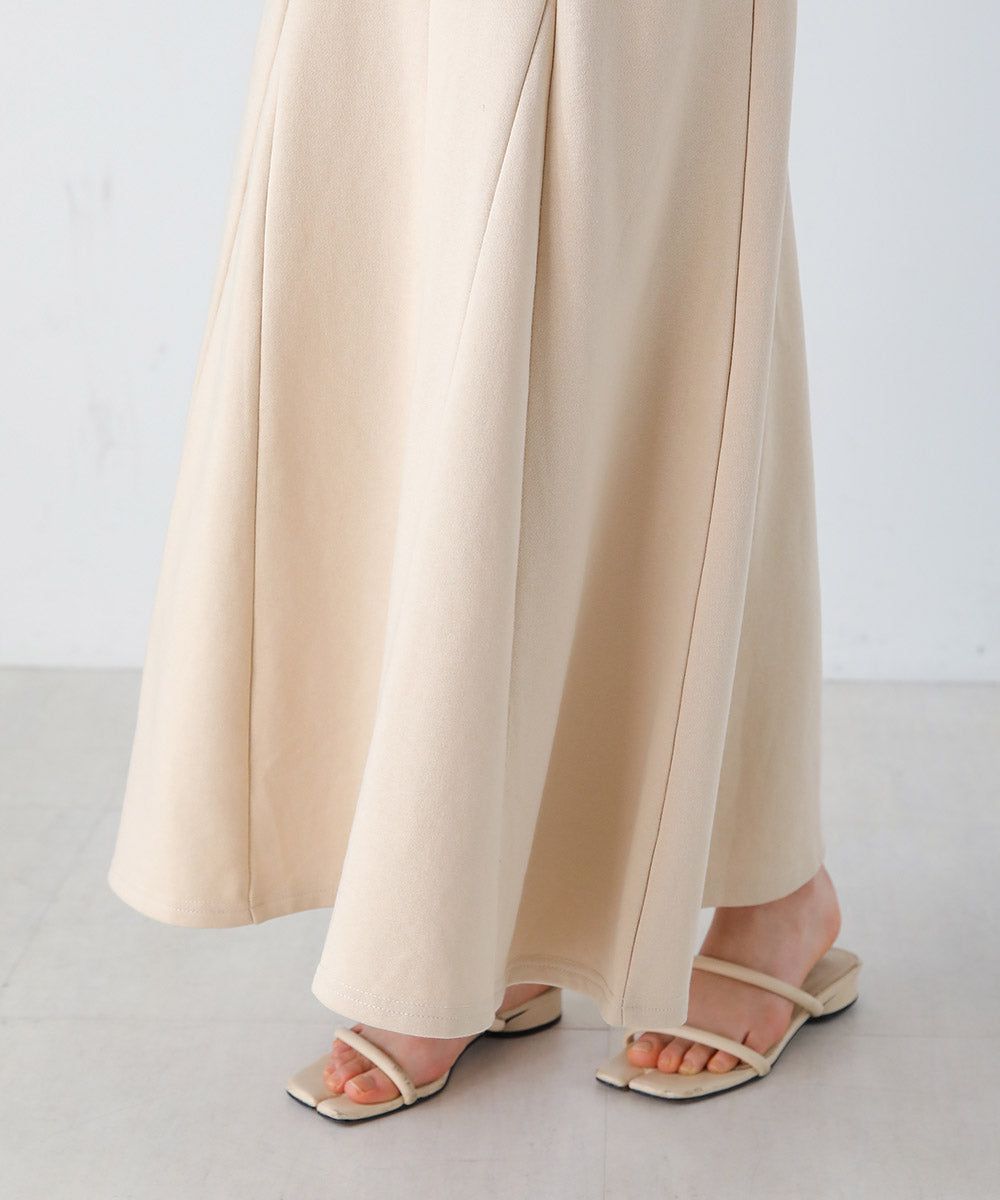 日本 Bab - 浪漫薄紗拼接泡泡袖洋裝-米杏