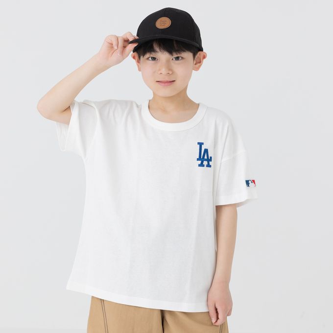 日本 Chil2 - MLB聯名 純棉短袖上衣-波士頓紅襪-海軍藍