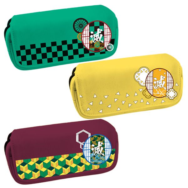 日本代購 - 鬼滅之刃 雙層筆袋-富岡義勇 (10x20x7.5cm)