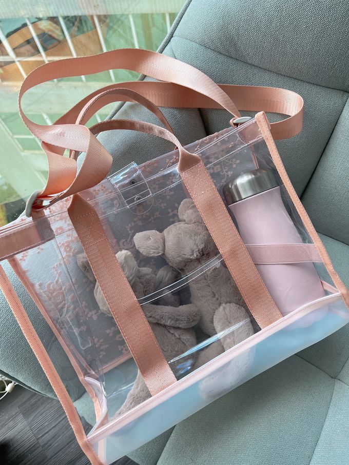 香港百寶袋王 Bagtory HK - 2023限量特別版蕾絲款手挽袋-公主粉蕾絲