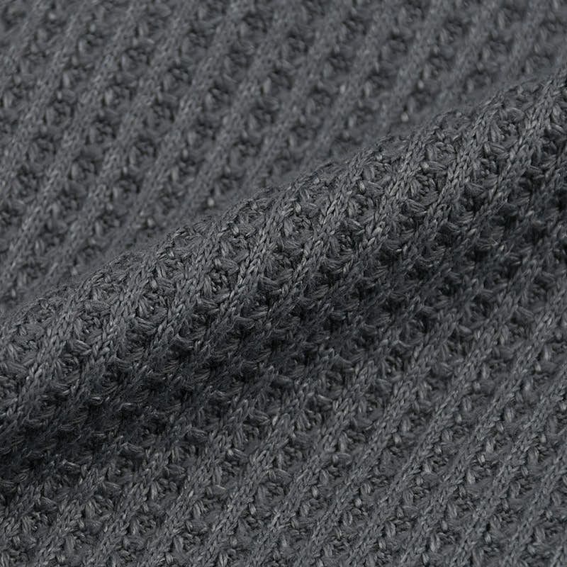 akachan honpo - 短褲 華夫格-深灰色