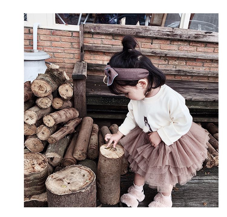 超萌澎澎網紗短裙-白色