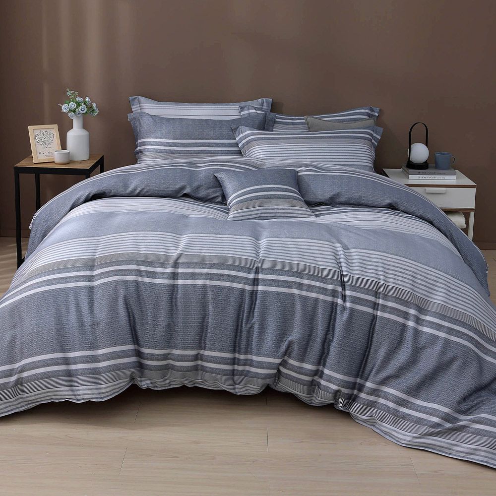 雙人特大8x7薄被套 300織100%天絲 萊賽爾-亞斯頓