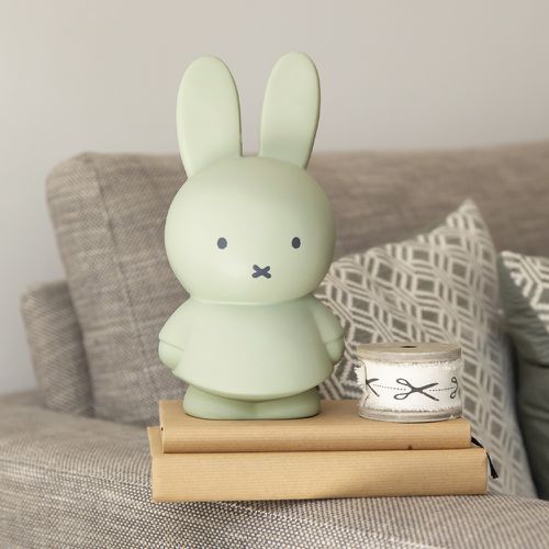 Miffy米菲兔莫蘭迪公仔存錢筒(中號)-藍綠色