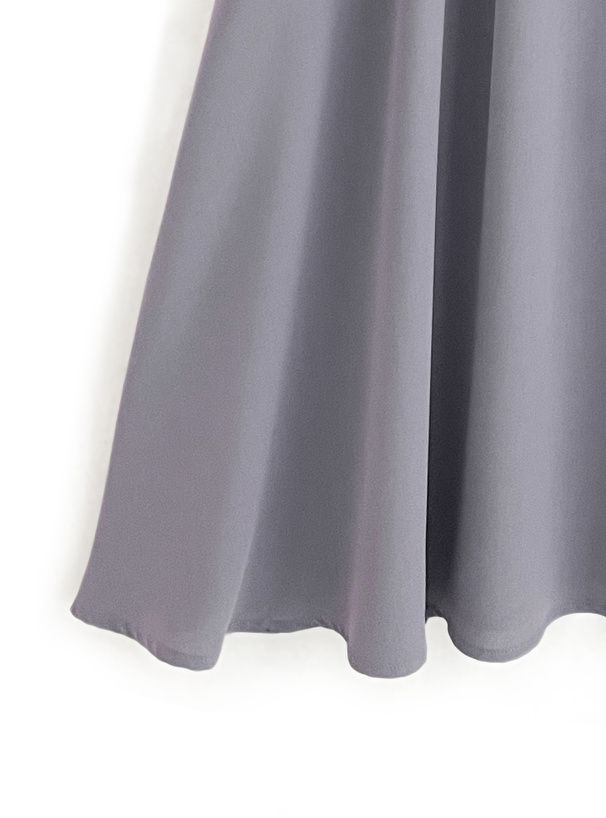 日本 GRL - 2WAY浪漫綁帶收腰洋裝-深藍