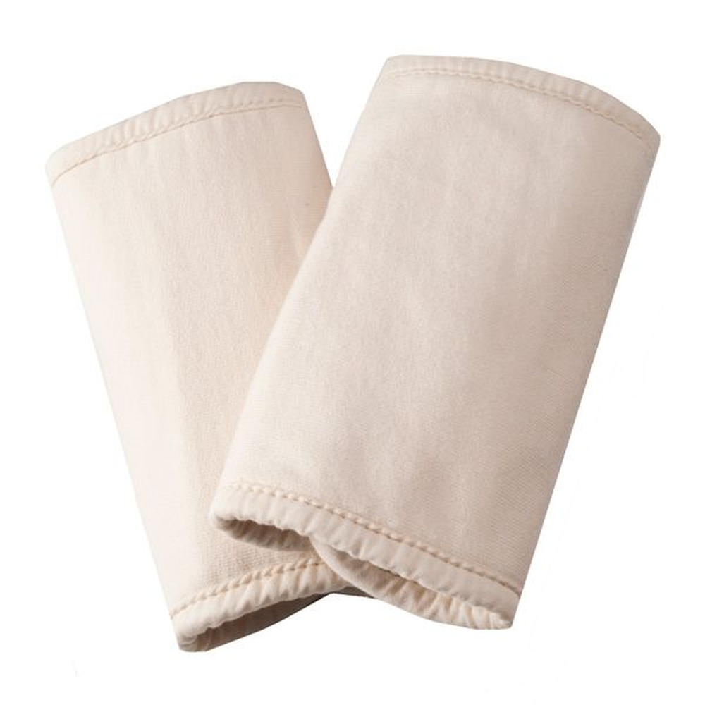 美國 ergobaby - 有機棉吸吮墊/口水巾-自然色