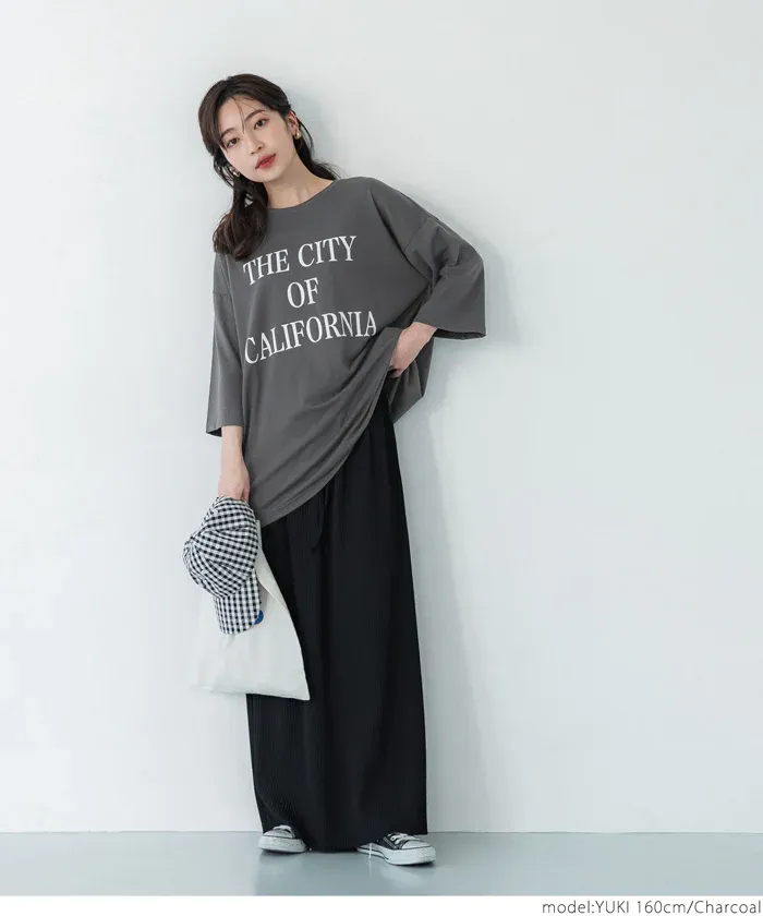 日本 COCA - 美式LOGO 寬版薄長袖上衣-大人-白