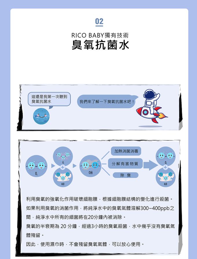 韓國RICO baby - 星球系列厚款濕紙巾水星黑 (Mercury Black－80抽)－10入