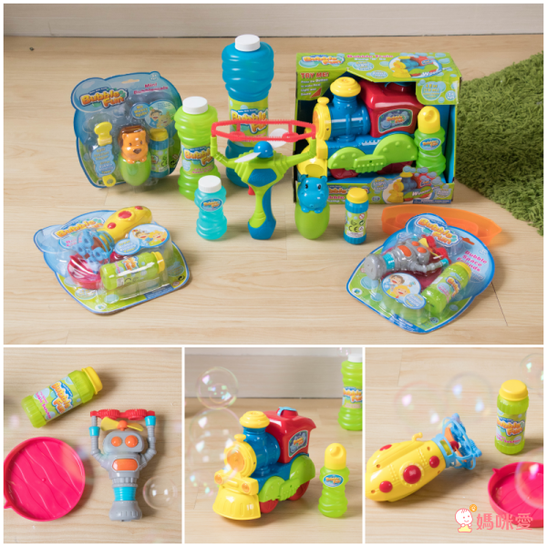 樂彩森林 - 電動泡泡機-泡中泡(附泡泡水118ml)