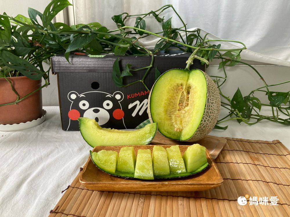 甜度高達20度！【日本熊本熊 溫室綠肉哈密瓜】空運直送