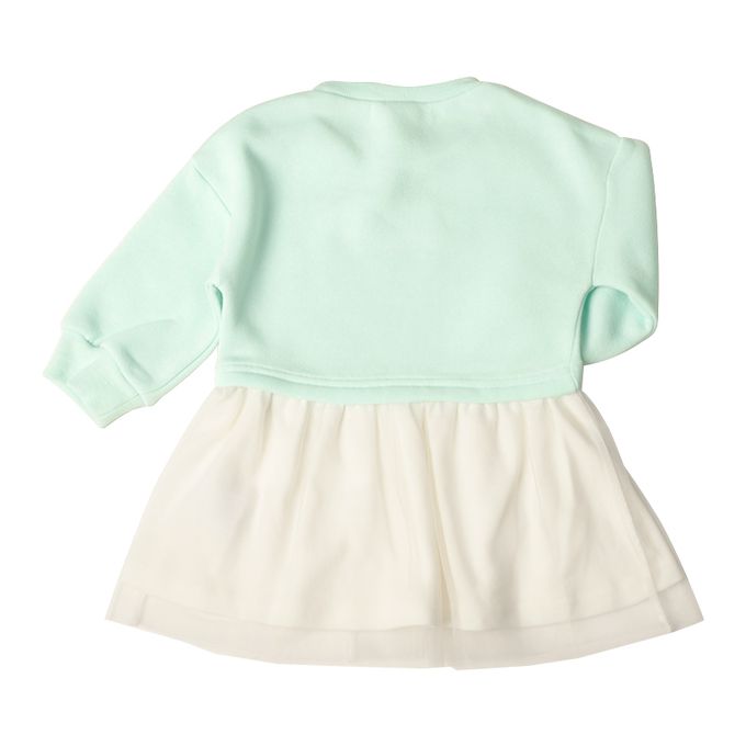 akachan honpo - 假兩件洋裝-淺綠色