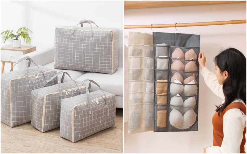 換季必備！居家收納超簡單 ✧ 收納籃｜棉被收納袋