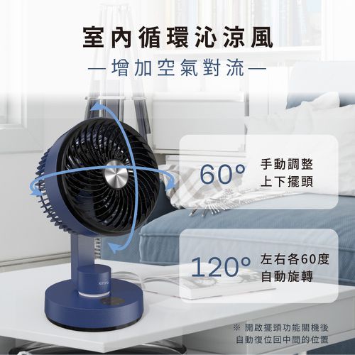 8吋無線空氣循環桌扇 UF-7185