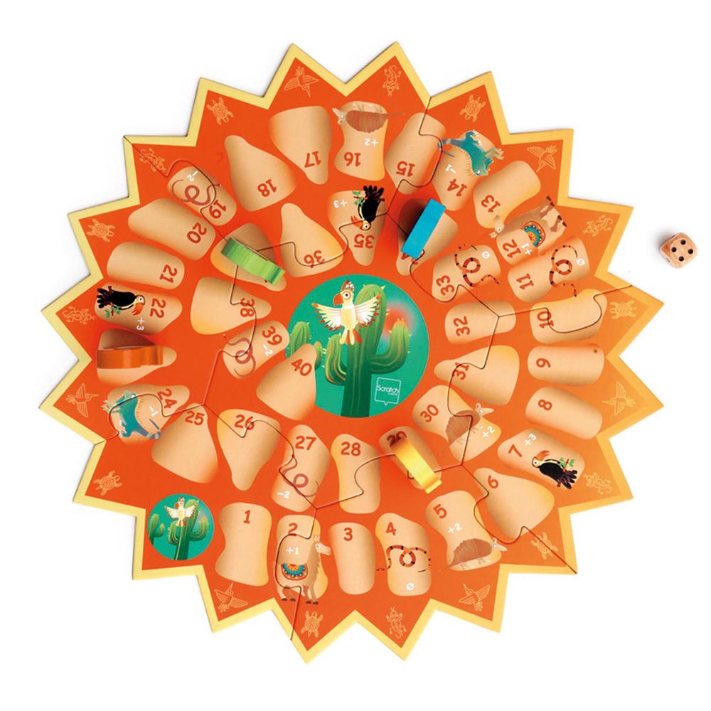 比利時 Scratch - 幼兒桌遊玩具-小鵝遊走印加古道
