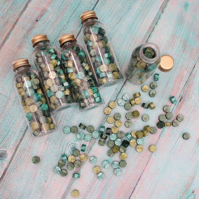 HAPPYMT - 火漆蠟粒大罐裝-漫步在原野森林-綠色系