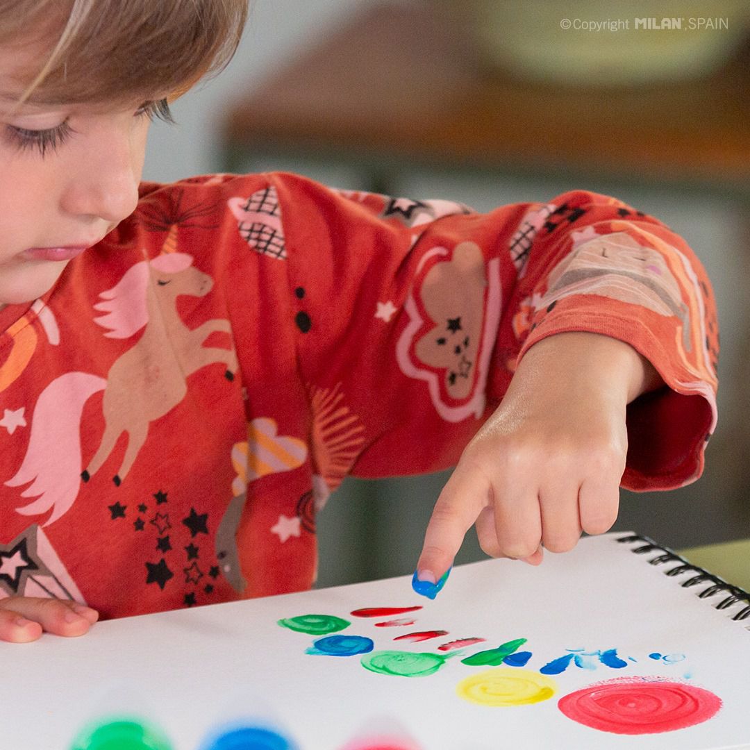 MILAN - 無毒手指膏基礎6色組_100ml