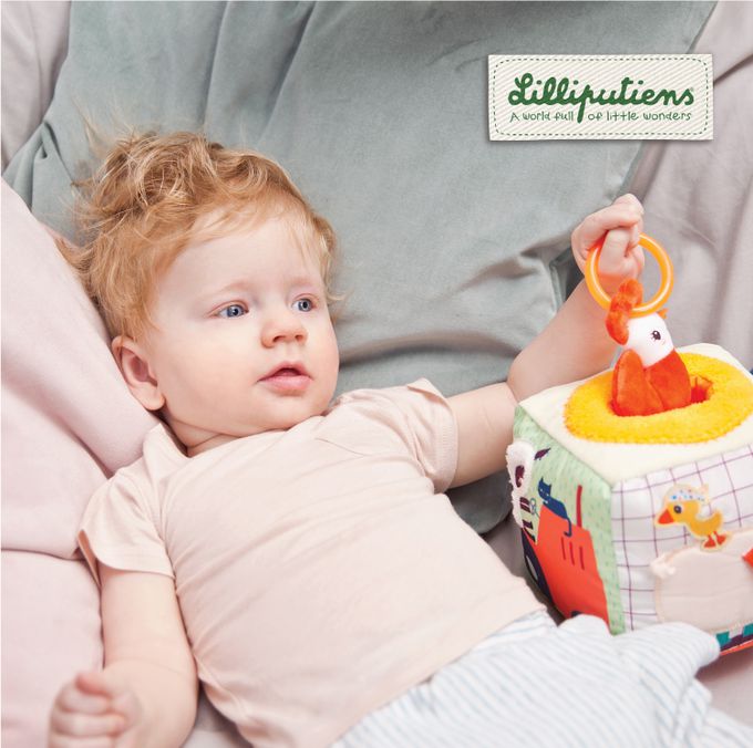 比利時 Lilliputiens - 感統方塊-農場的一天