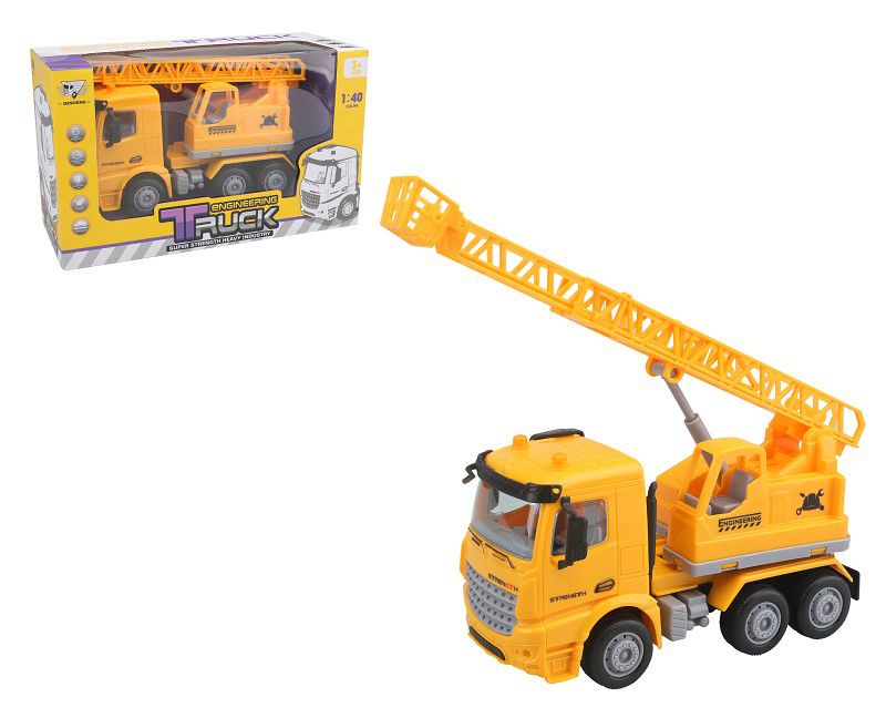 樂彩森林 - 【超值獨家優惠】1:40磨輪車系列-環保垃圾車 + 1:40磨輪車系列-工程雲梯車