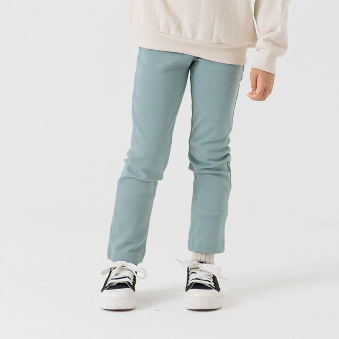 日本 Chil2 - 品牌熱銷 百搭彈力伸縮長褲-卡其杏