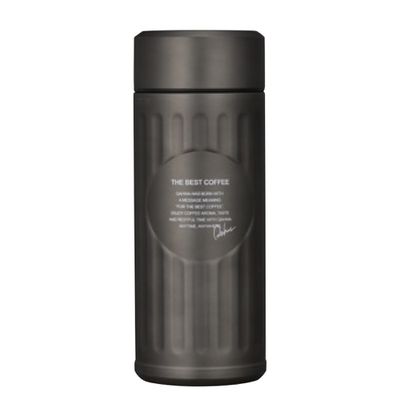 日本 CB JAPAN - Qahwa 世界初抗菌精品咖啡專用保冷保溫杯-石墨灰-230g
