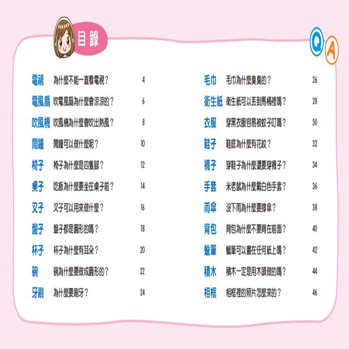 寶寶好奇問媽媽：奇妙的生活用品(附QRcode)