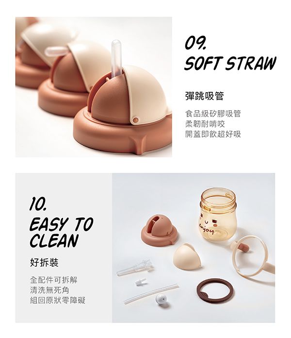 Simba 小獅王辛巴 - 好心情PPSU滑蓋杯超值替換組-滑蓋杯+替換吸管組(2入)-啾咪青一下-綠色-250ML