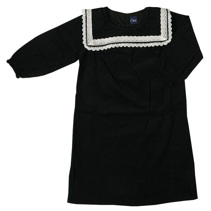 akachan honpo - 水手領洋裝-黑色