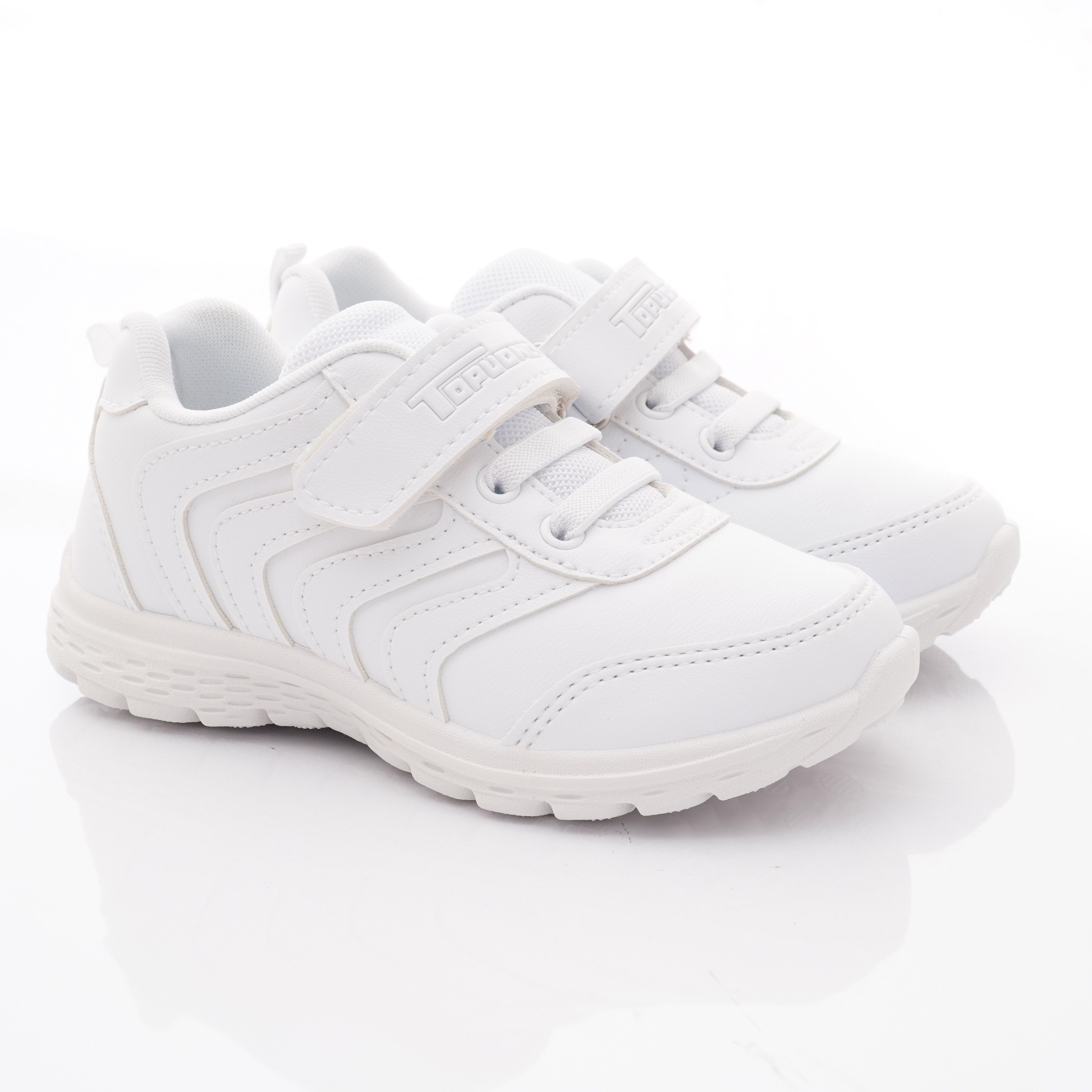 TOPUONE - 私校抗菌運動款(中大童段)-白