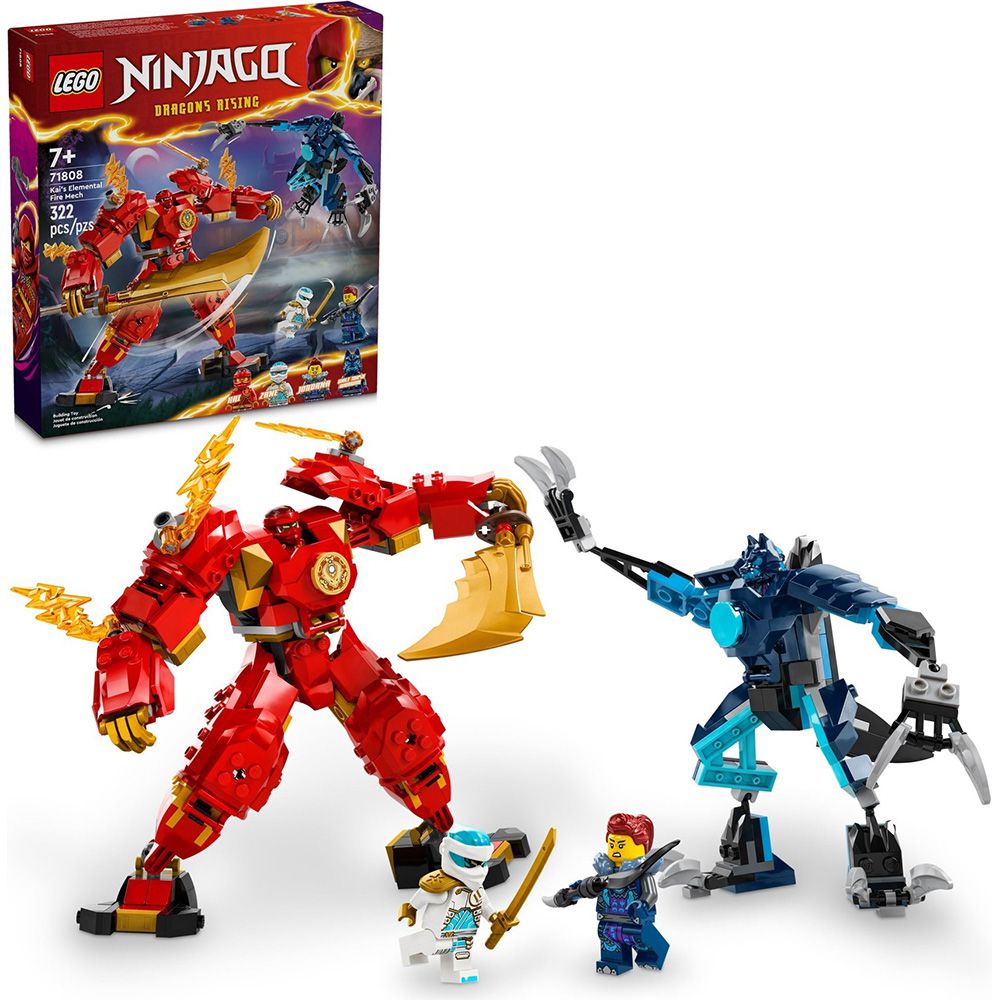 樂高 LEGO - LEGO樂高 LT71808 Ninjago 旋風忍者系列 - 赤地的火元素機械人