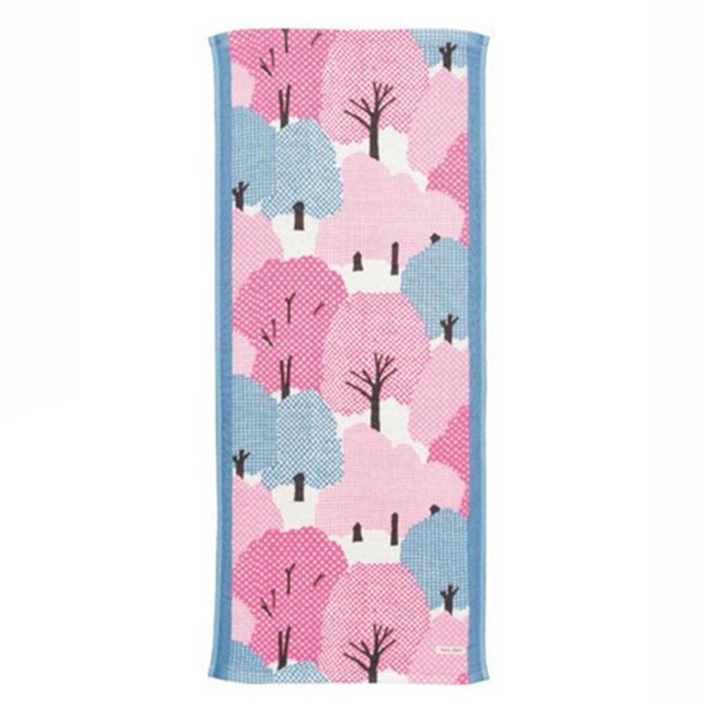 日本代購 - 【SOU·SOU】日本製今治純棉長毛巾-糺之森 (34x80cm)