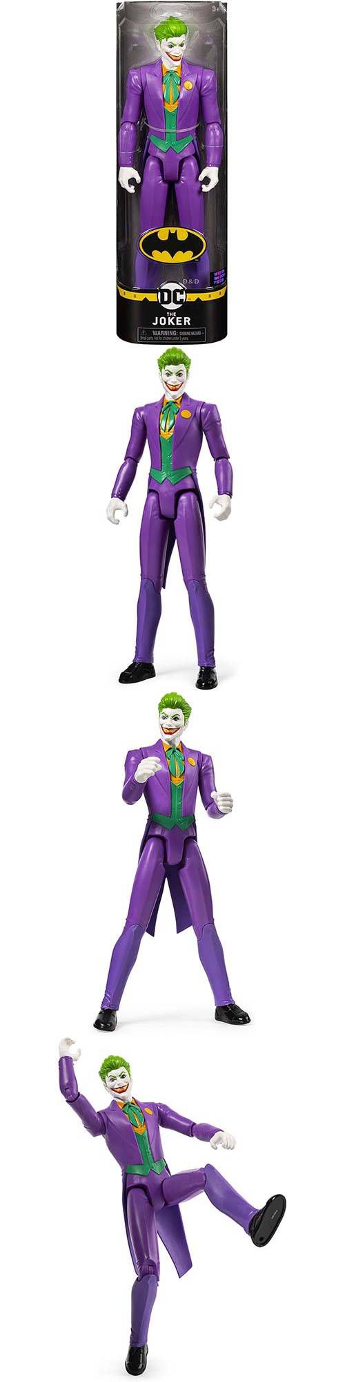 DC 漫畫 - BATMAN蝙蝠俠-12吋可動人偶 - 反派 小丑