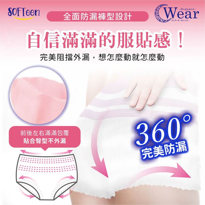 熊抱褲 安心褲 安睡褲 晚安褲 褲型衛生棉 衛生棉 日安褲