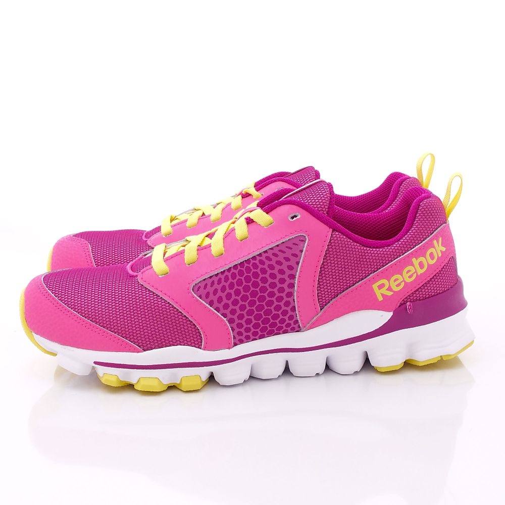 REEBOK - 童鞋-彈力亮彩運動鞋款(大童段)-桃