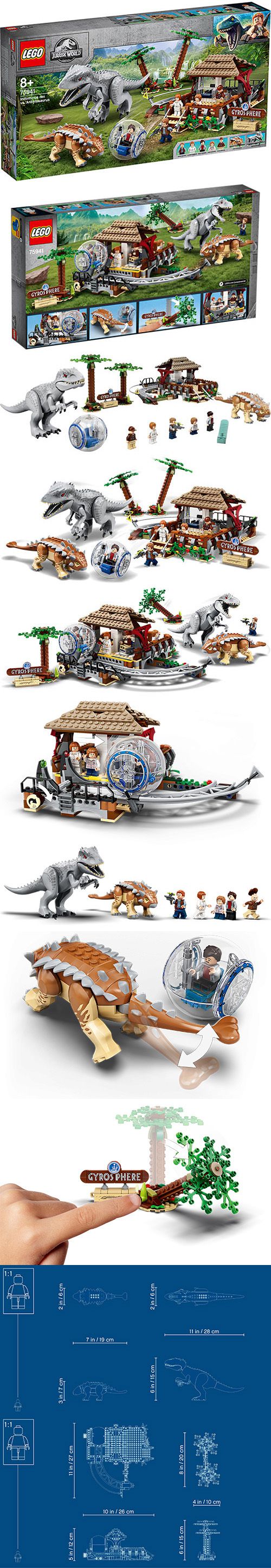 樂高 LEGO - 樂高積木 LEGO《 LT75941 》Jurassic World 侏儸紀世界系列 - Indominus Rex vs. Ankylosaurus-537pcs