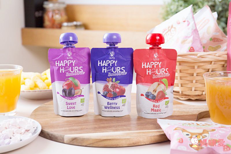 HAPPY HOURS - 【HAPPY HOURS】有機纖果飲 (3種口味各6包)-18包-100g/包*18