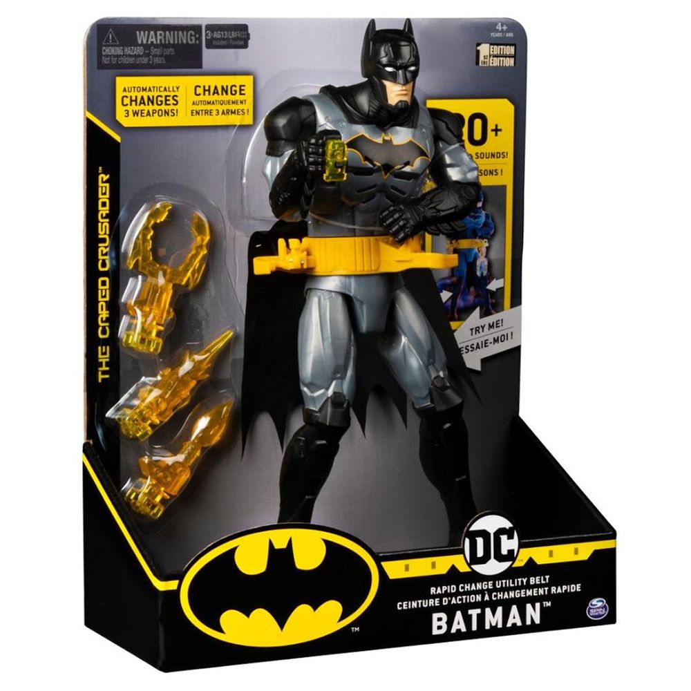 DC 漫畫 - BATMAN蝙蝠俠-12吋蝙蝠俠特色可動人偶