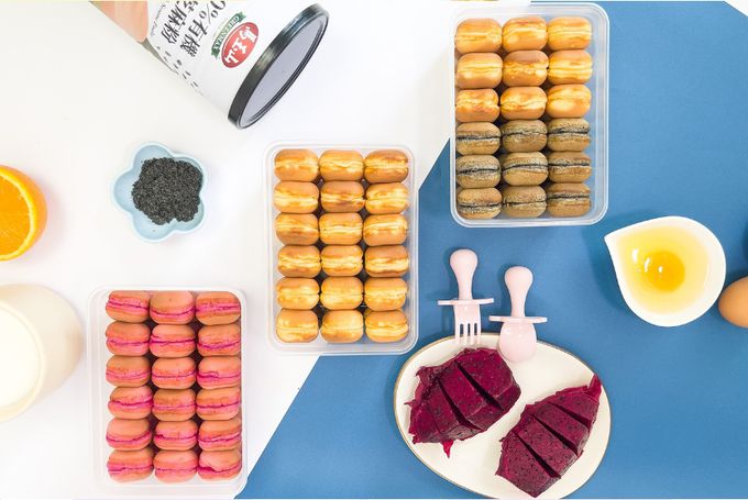 兔比媽咪廚房 - 寶寶鬆餅｜原味鮮奶 + 芝麻鮮奶-36顆