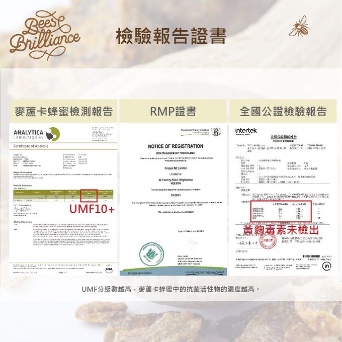 壽滿趣 - Bees Brilliance紐西蘭麥蘆卡蜂膠蜂膠噴液-30ml