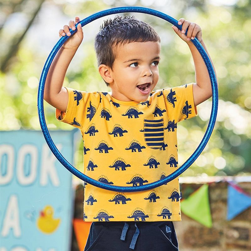 英國 JoJo Maman BeBe - 超優質嬰幼兒/兒童100% 純棉綁繩短褲2入組-海軍藍色