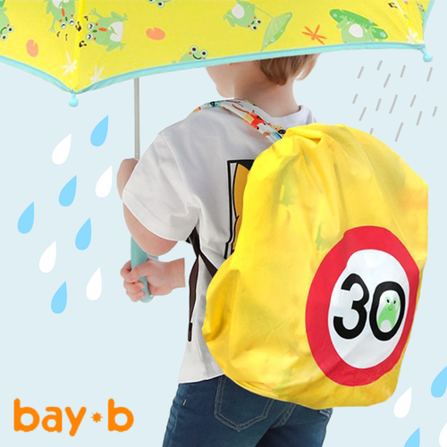 梅雨季報到！兒童背包雨衣【韓國 BAY-B 】降速提醒更安全