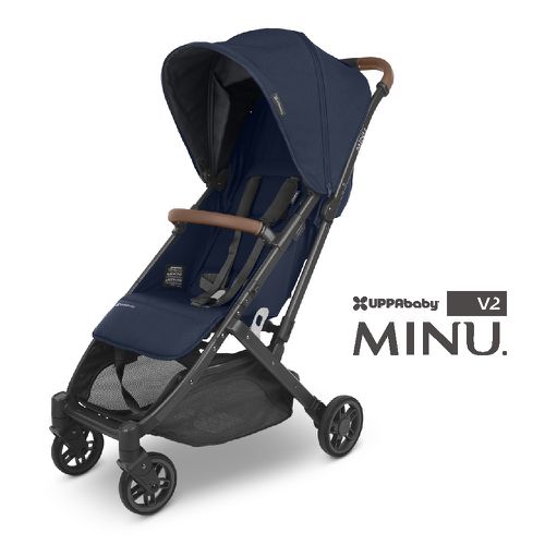 美國UPPAbaby - MINU V2魅力都會時尚推車(贈原廠杯架)-海軍藍NOA-7.6KG