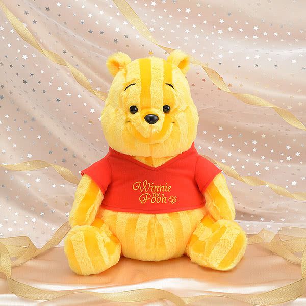 日本進口 - 【SEGA】日版 Disney迪士尼 景品 小熊維尼 條紋維尼 絨毛娃娃