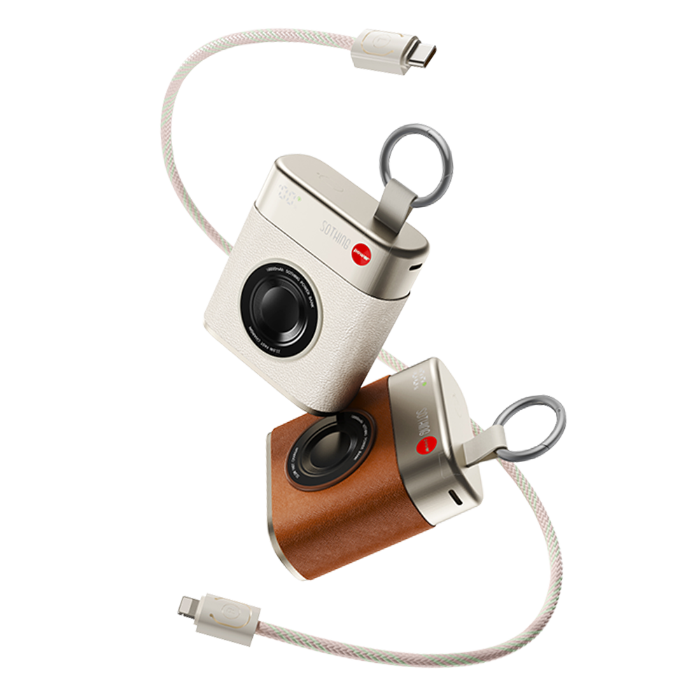 行動電源 小相機mini-棕色/白色