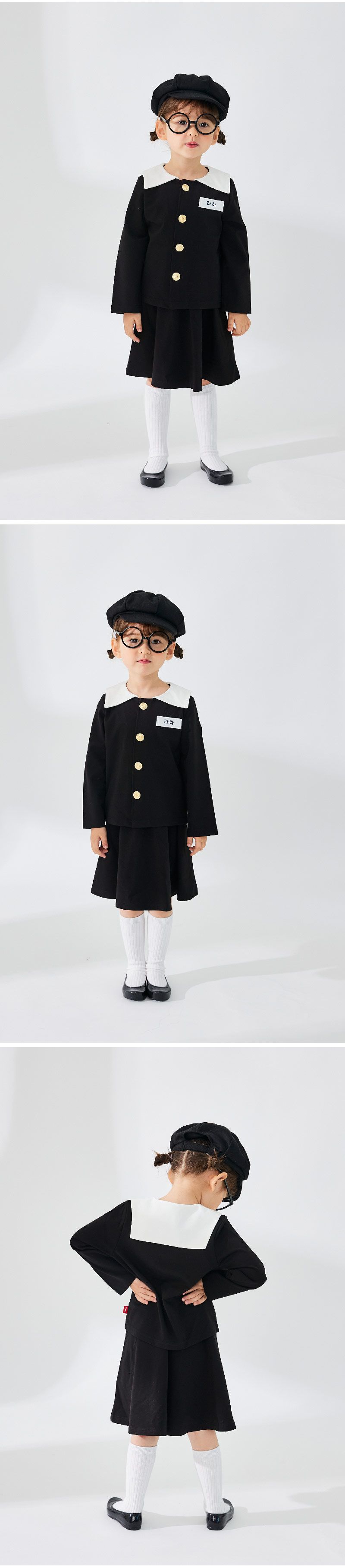 韓國 OZKIZ - 黑色返校日膠鞋-黑