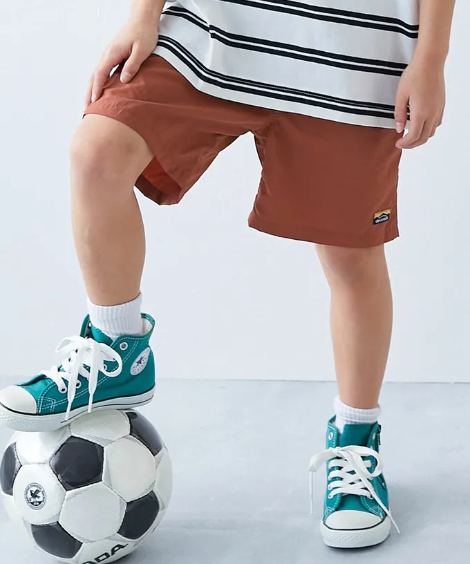 日本 devirock - 水陸二用 輕便快乾休閒短褲-磚橘