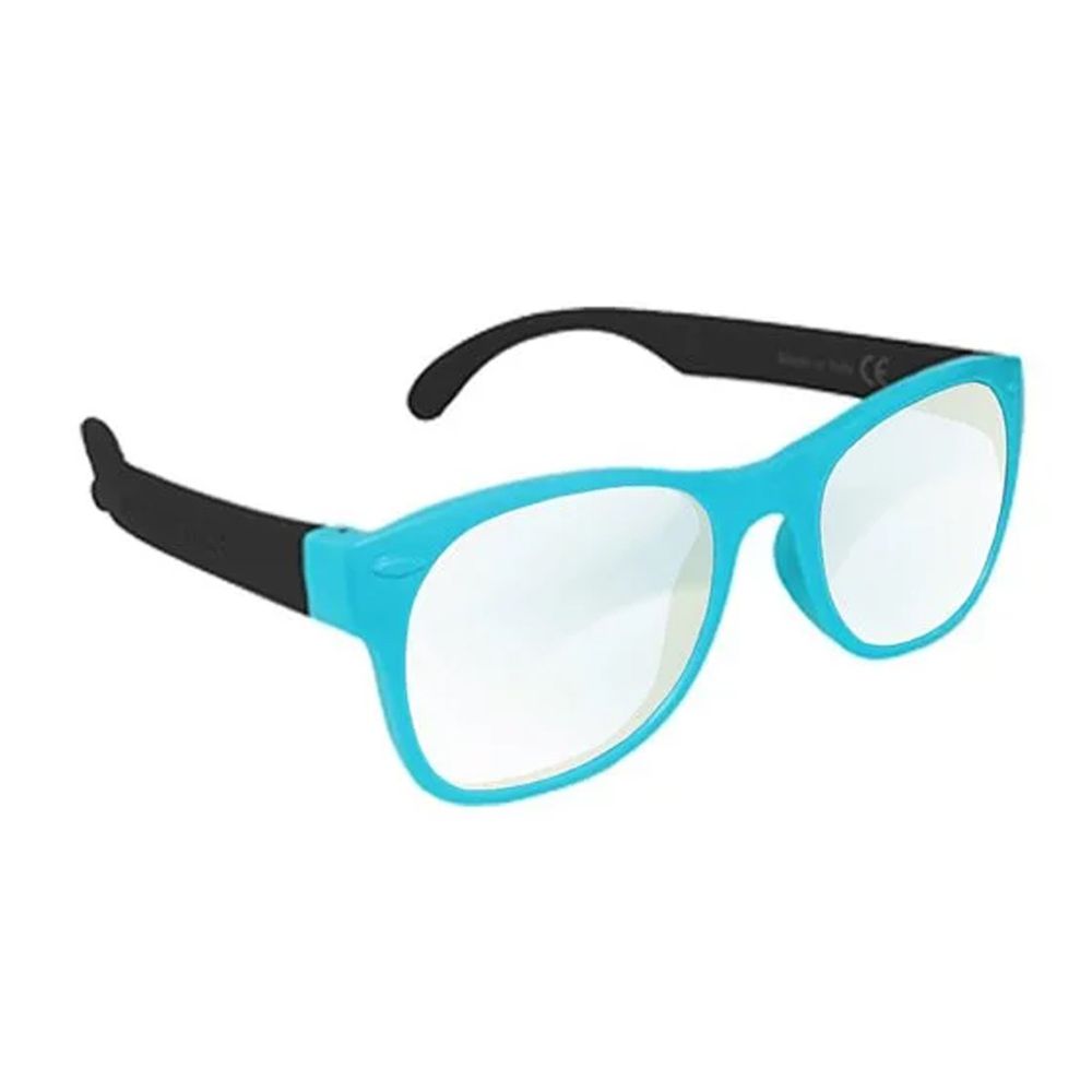 美國 Roshambo - Roshambo繽紛視界 抗藍光眼鏡-兒童款-藍黑雙色-藍光片 (5-12Y)