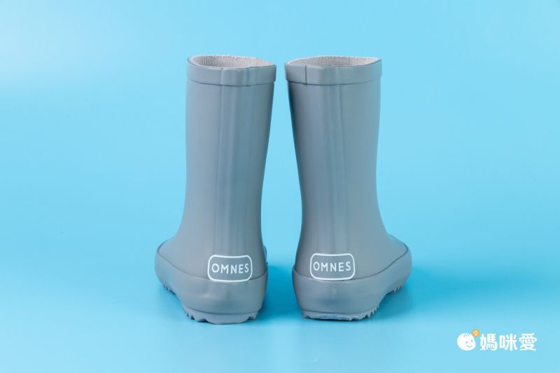 日本 OMNES - 歐風防滑橡膠兒童雨鞋-葡萄紫